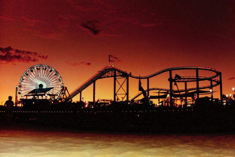 Santa Monica at Sunset, Shot on Nikon N65