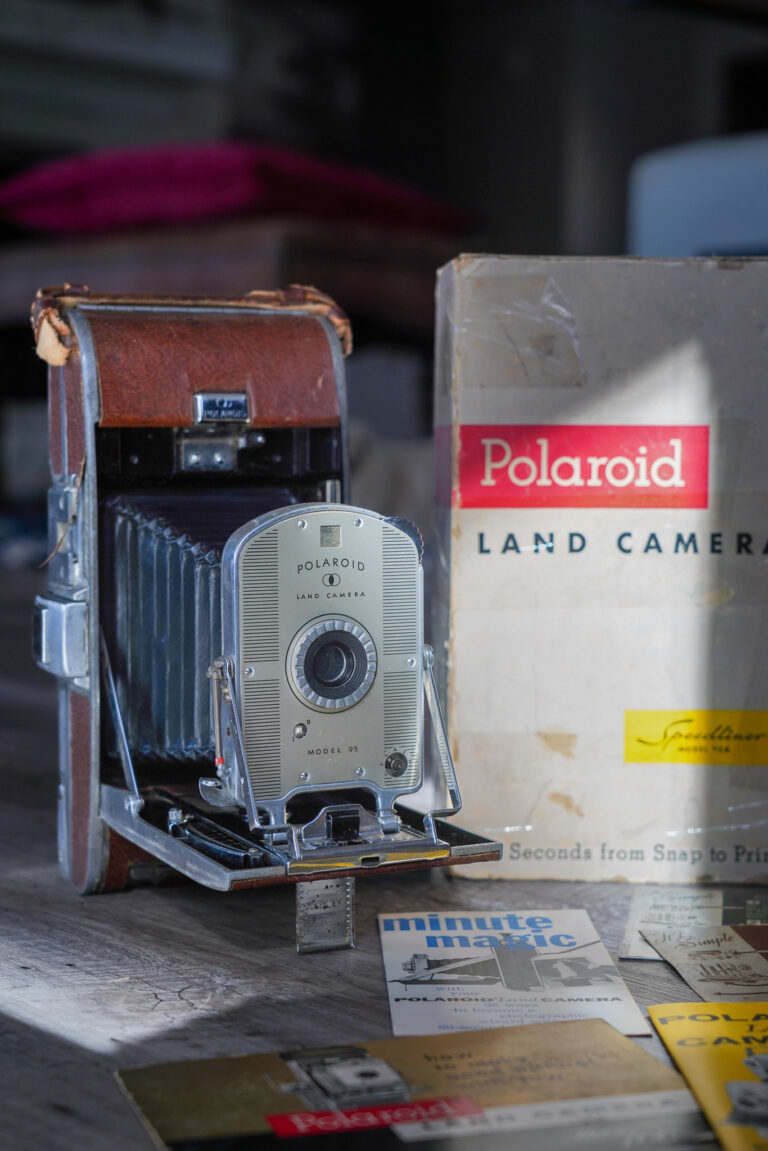 Polaroid Land Camera Model 95 with box and booklets